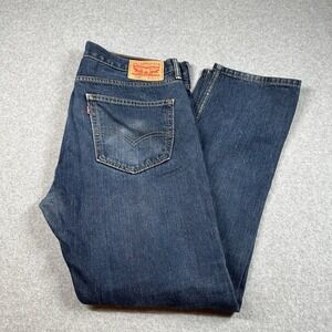 Levi's 508 Jeans Mens 36x32 (38x31.5) Blue Regular Taper Denim Classic Casual